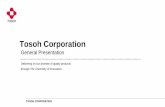 Tosoh Group PowerPoint template Library/Tosoh/About/PDFs/General... · Tosoh balances petrochemicals, urethanes and isocyanates, and one of the largest chlor-alkali commodity operations