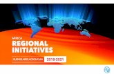 AFRICA REGIONAL INITIATIVES · This publication provides a snapshot of implementation of the regional initiatives, presented to Member States during the Regional Development Forum