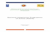 National Adaptation Programme of Action (NAPA)address medium and long-term climate issue. It gave emphasis on four security issues of Bangladesh i.e. a) food security, b) energy security,