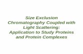 Size Exclusion Chromatography Coupled with Light ... Size Exclusion Chromatography (SEC) Coupled with