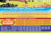 Chess FIDE Tournament - All India Chess Federationaicf.in/wp-content/uploads/2017/03/1st-ICS-MCA_FIDE_Rated-Chess-FINAL.pdf · Dindigul (Indian) Chess School & Mount Chess Academy