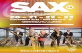 20 – 21 – 22 – 23 - Saxofoon festivalsaxfestival.nl/.../uploads/2014/11/SAX14_Festivalboek.pdf · 2014-11-18 · Isaac Albeniz – Serenata & Capricho Catalan (uit: España)