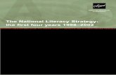 The National Literacy Strategy: the first four years 1998–2002 - national literacy strategy_Redacted.pdf · The National Literacy Strategy: the first four years 1998–2002. ...
