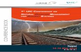 CONFERENCE BOOK - UIC · 1 st UIC Conference on Natural Disaster Management for Railway Systems CONFERENCE BOOK The Conference will be taking place in Taipei from 14th to 16th May