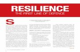 RESILIENCE - jwc.nato.int · The Three Swords Magazine 34/2019 53 NATO's civil preparedness has facili-tated and supported national efforts, develop-ing sector-specific guidance and