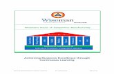 Achieving Business Excellence through Continuous Learning · Achieving Business Excellence through Continuous Learning . DOC ID 39 Marketing Brochure, Wiseman Institute ©, th 04