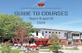 DARAMALAN COLLEGE GUIDE TO COURSES · GUIDE TO COURSES Years 9 and 10 2019. 3 ... Economics, Business and Entrepreneurship ... Teacher works with teachers and Departments assisting