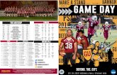 official game program GAME 9 game day · 15 Alex Hutchings LT 72 Brady Bowling Kaelyn Campbell 71 LG 67 Andrew Pierson 77 Matt Brown C 75 Charlie Long 79 Luc Caliguire RG 55 Kiley
