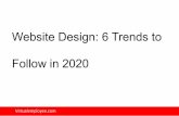Website Design: 6 Trends to Follow in 2020