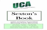 Sexton’s Book - Gary Jacobsongaryjacobson.org/unioncemetery/UnionCemeterySextonBook...0 Sexton’s Book Union Cemetery Association Blooming Prairie, Minnesota Gary Hansen - President