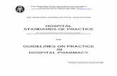 GUIDELINES ON PRACTICE IN HOSPITAL PHARMACY Hospital... · 200 TACHE AVENUE, WINNIPEG, MANTIOBA R2H 1A7 TELEPHONE (204) 233-1411 FAX: (204) 237-3468 EMAIL: info@mpha.mb.ca THE MANITOBA