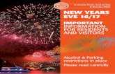 IMPORTANT INFORMATION FOR RESIDENTS AND VISITORS · IMPORTANT INFORMATION FOR RESIDENTS AND VISITORS Alcohol & Parking restrictions in place Please read carefully Cremorne Point,
