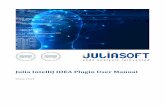 Julia IntelliJ IDEA Plugin User Manual · This user guide presents the Julia plugi for Intellij Idea/Android Studio. Julia is a sta0c analyzer that automa0cally performs semantic