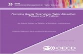 Fostering Quality Teaching in Higher Education: Policies and policies and...آ  2018-02-01آ  Quality