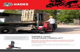 HADES 1500 TRACKED FORKLIFT - Bay City Forklifts - Bay City …baycityforklifts.com.au/wp-content/uploads/2015/12/hades.pdf · 2018-01-27 · The Hades 1500 features hydraulic widening,