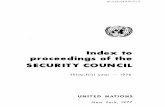 Index to proceedings of the...December Romania (Datcu, I.) 1976 - 1982 A list of representatives and advisers for 1976 is con tained in the issues of Permanent Missions to the United