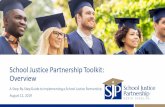 School Justice Partnership Toolkit: Overview · SCHOOL JUSTICE PARTNERSHIP | SJP.NCCOURTS.GOV 1. 12 Access the Toolkit Visit SJP.NCCOURTS.GOVto obtain a copy of the Toolkit and other