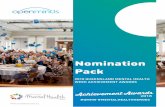 Nomination Pack · 2018-08-28 · who through thier direct experince with mental illness demonstrates a significant contribution to improving the lives of people with mental illness