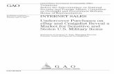GAO-08-644T Internet Sales: Undercover Purchases on eBay ... · Undercover Purchases on eBay and Craigslist Reveal a Market for Sensitive and Stolen U.S. Military Items . Statement