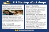 all examined through a common framework. Weʼll discuss · Faculty & ZLI Entrepreneur in Residence. For more information on the ZLI Startup Workshops or additional resources, visit: