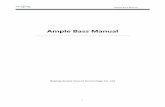Ample Bass Manualamplesound.net/en/ample_bass_manual.pdf · Ample Bass Manual 22 3.3 Open String First Used for playing high position arpeggios with open strings. When toggled on,