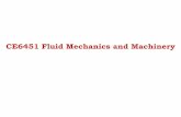 CE6451 Fluid Mechanics and Machinery CE6451 Fluid Mechanics and Machinery. What is Fluid Mechanics?