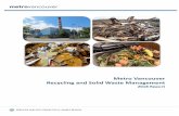 2018 Annual Recycling and Solid Waste …...Metro Vancouver Recycling and Solid Waste Management – 2018 Report | 2 Metro Vancouver is responsible for the planning and management