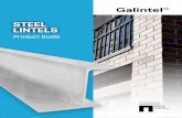 STEEL LINTELS · support brickwork over windows & doors with the brickwork, mortar and lintel work together to form a composite beam with exceptional strength and load-carrying capacity.