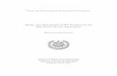 Design and Optimization of HF Transformers for High Power ... · Design and Optimization of HF Transformers for High Power DC-DC Applications Mohammadamin Bahmani ... frequency transformer