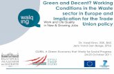 Conditions in the Waste sector in Europe and Implication ... · Conditions in the Waste sector in Europe and Implication for the Trade Union policy Dr. Vassil Kirov, ISSK, BAS Jerry