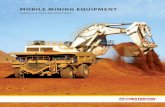 mobile mining eQUiPmenT - G.K. Chesterton · We know that mining is a challenging business and to help reduce the cost of downtime, you must meet critical challenges and anticipate