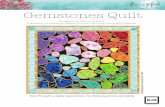 Gemstones QuiltQuilt+pattern+lo-res.pdfGemstones Quilt Color Card (2 of 2) Blossom Batik Geodes fabric collection Fabric Q #2930_024 Fabric R #2930_025 Fabric X #2891_011 Fabric V