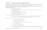 Lab Horizontal Alignments - CDOT...LAB 5 - Horizontal Alignments Labs for InRoads V8i SS2 Lab 5.3 - Create Alignment Tangents Section Objectives: ♦ Create horizontal alignments from