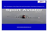 Newsletter of the Sport Aviation Association …...The newsletter of the Sport Aircraft Association (Auckland Chapter) Inc Sport Aviator July 2016 Committee 2016 E X E C U T I V E