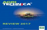 REVIEW 2017 - AgritechnicaREVIEW 2017 NOVEMBER 12 fi 18, HANOVER EXHIBITORS 2,802 exhibitors from 52 countries presented their machinery and technology for professional crop production.