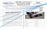 UBB MMOTTORRSSPPOORRTTSS O Formula SAE UB … · - rd3 Place – FEV Powertrain Development Award: This award is given to the top three teams for overall excellence in powertrain