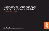 Lenovo ideapad MIIX 700-12ISK - CNET Contentcdn.cnetcontent.com/d3/dd/d3dd94aa-17b3-406d-8914-5c5f779ba447.pdfLenovo ideapad MIIX 700-12ISK is equipped with a stand cover which can