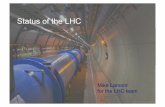 Status of the LHClhc-commissioning.web.cern.ch/.../2010/lhc-status-aachen-sep10v3.pdf · " September – switch to 150 ns bunch trains ! Ramp to 3.5 TeV, squeeze, bring them into