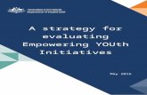 A strategy for evaluating Empowering YOUth … · Web viewA theory based approach sets out the reasoned theory or logic underpinning an initiative in relation to the possible causal