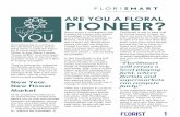 ARE YOU A FLORAL PIONEER?theflorist.co.uk/images/stories/downloads/FloriSmartdownload.pdf · Steve France and Tracey Grifﬁ n are two names you’ll be hearing a lot more of in 2015.