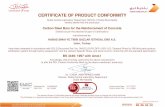CERTIFICATE OF PRODUCT CONFORMITY · HABAS SINAI VE TIBBI GAZLAR ISTIHSAL END A.S. Izmir, Turkey have been assessed in accordance with DCLD Document Ref. No. DM-DCLD-RD-DP21-2001