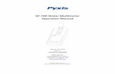 SP-700 Water Multimeter Operation Manual · 2018-06-28 · Introducing the Pyxis SP-700 Multimeter Pyxis SP-700 Multimeter Operation Manual 5 1.2 Specifications Specifications are