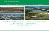 Cost-benefit analysis of municipal water protection measures · Cost-benefit analysis of municipal water protection measures: Environmental benefits versus costs of implementation