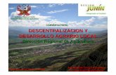DRA Junin Desarrollo Agrario Local · 2009-07-16 · La evolución en Junín de la población Urbana y Rural como el resto de ... Forestación y Reforestación en cuencas Mantaro,