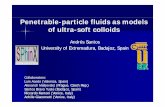 PenetrablePenetrable--particle fluids as models particle fluids as models … · 2017-02-15 · PenetrablePenetrable--particle fluids as models particle fluids as models of ultraof