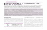 Evaluation of the Mode of Failure of Glass Fiber …...Evaluation of the Mode of Failure of Glass Fiber Posts: An In Vitro Study Kiran Kulkarni1, S R Godbole2, Seema Sathe3, Shreyas