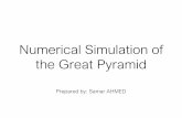 Numerical Simulation of the Great Pyramid · Model Geometry 146m 210 step Numerical simulation of the Great Pyramid