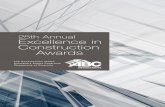 25th Annual Excellence in Construction Awards EIC Program.pdf · 25th Annual Excellence in Construction Awards ... With the 25th Annual Excellence in Construction Awards, ABC proudly