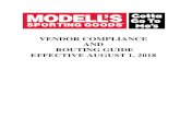 VENDOR COMPLIANCE AND ROUTING GUIDE ......Jackie Collins 718-319-7812 Jackie.collins@Modells.com Senior Traffic Manager Radha Dhanraj 718-319-7738 718-319-7735 radha.dhanraj@Modells.com