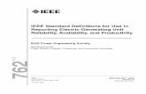 IEEE Std 762™-2006, IEEE Standard for Definitions for Use ... · This introduction is not part of IEEE Std 762-2006, IEEE Standard Definitions for Use in Reporting Electric Generating